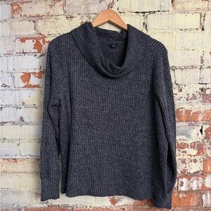 Torrid Dark Gray Cowl Neck Sweater